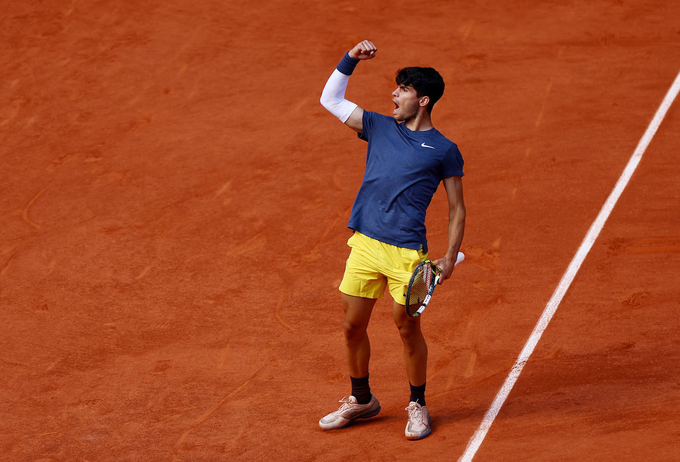 La final de Roland Garros entre Carlos Alcaraz y Alexander Zverev, en imágenes