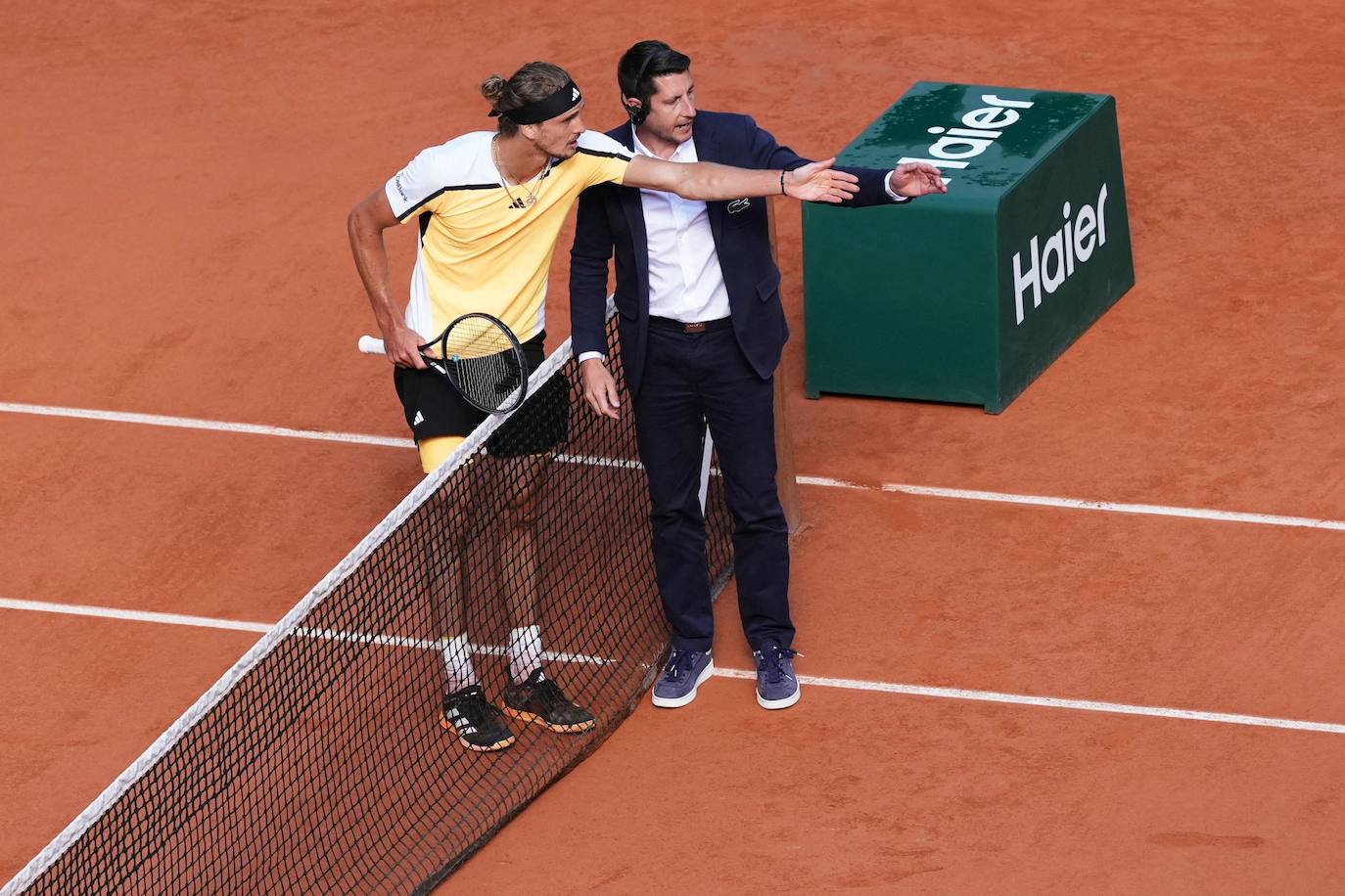 La final de Roland Garros entre Carlos Alcaraz y Alexander Zverev, en imágenes