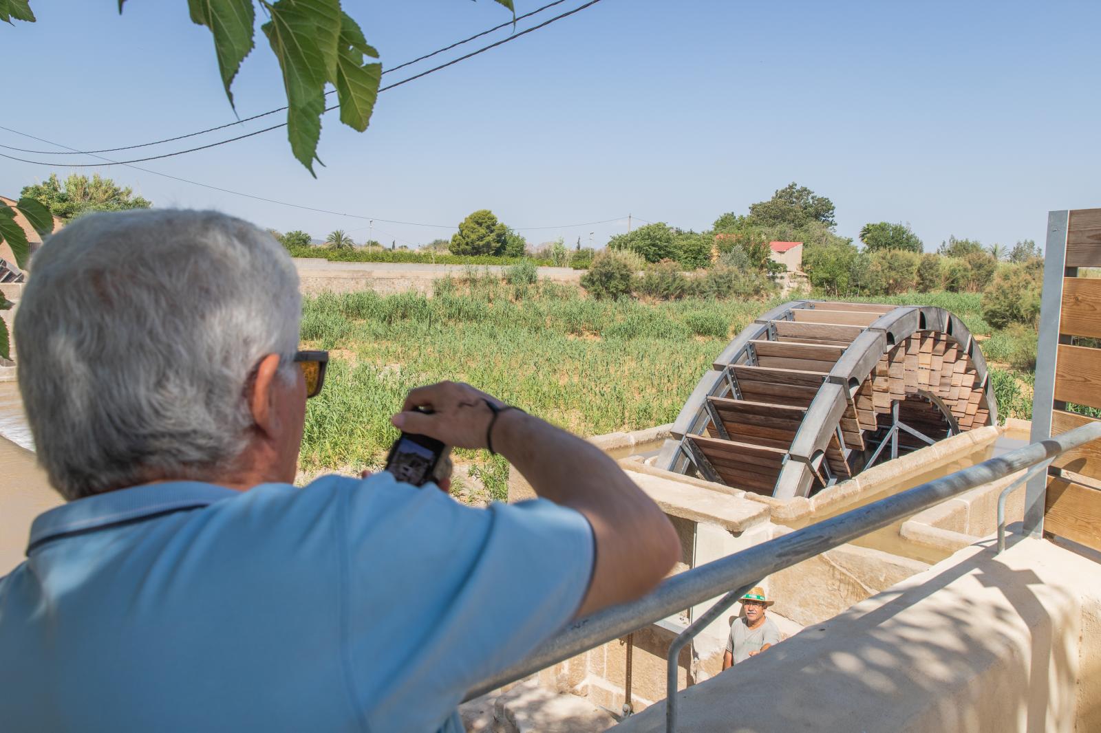 La inauguración de las Norias Gemelas de Orihuela, en imágenes