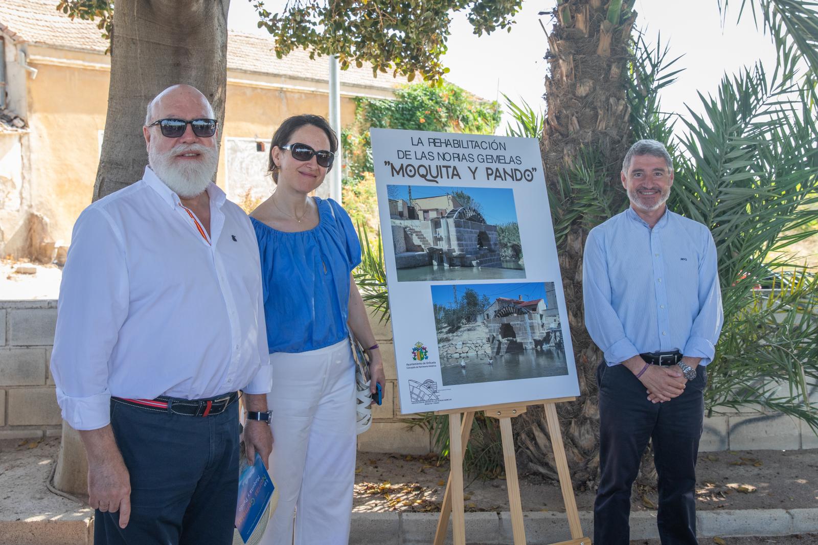 La inauguración de las Norias Gemelas de Orihuela, en imágenes