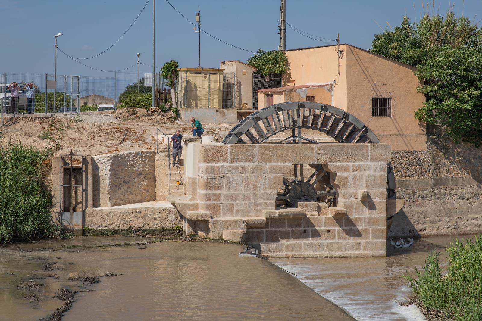 La inauguración de las Norias Gemelas de Orihuela, en imágenes