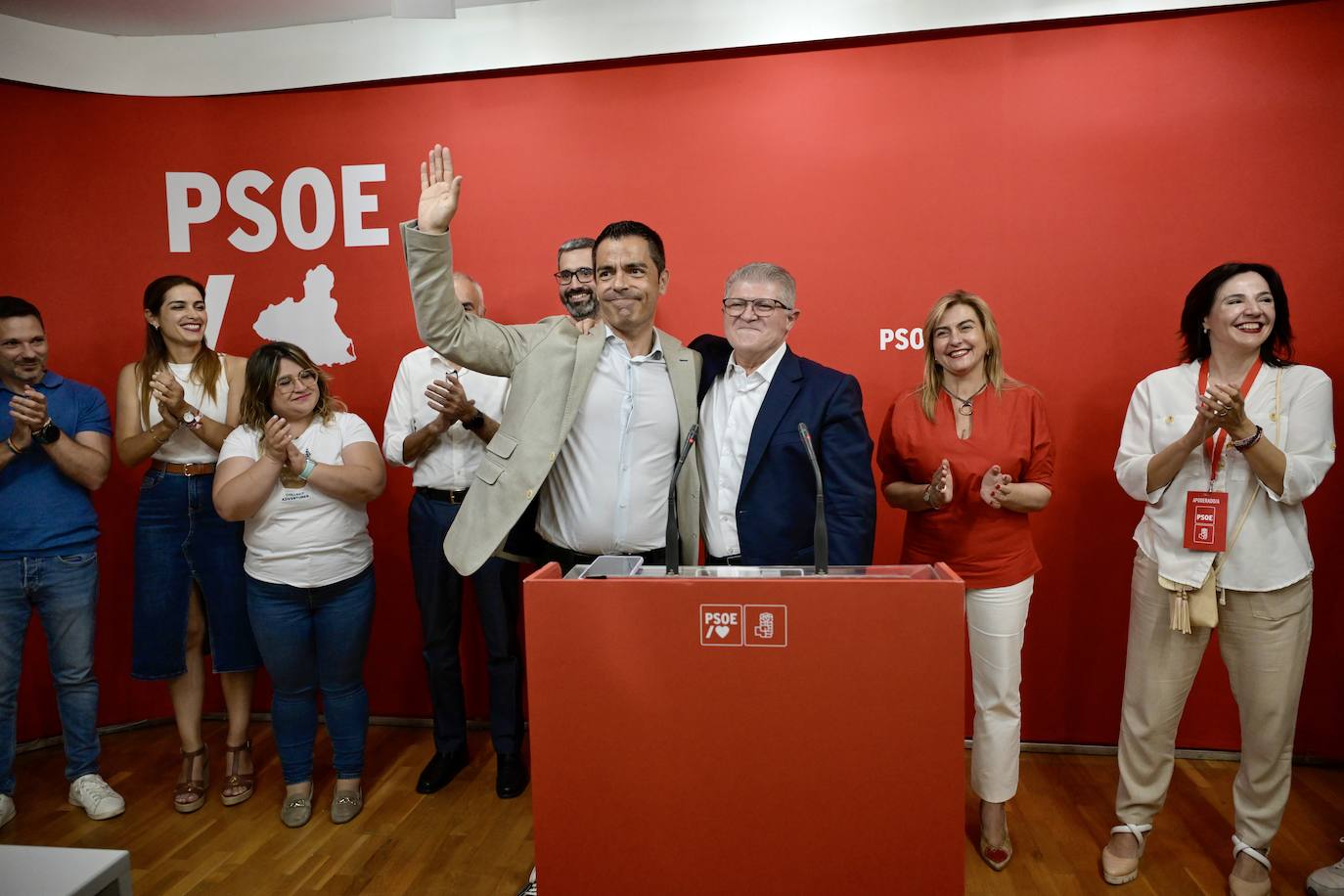 Las imágenes de la derrota del PSOE en las elecciones europeas