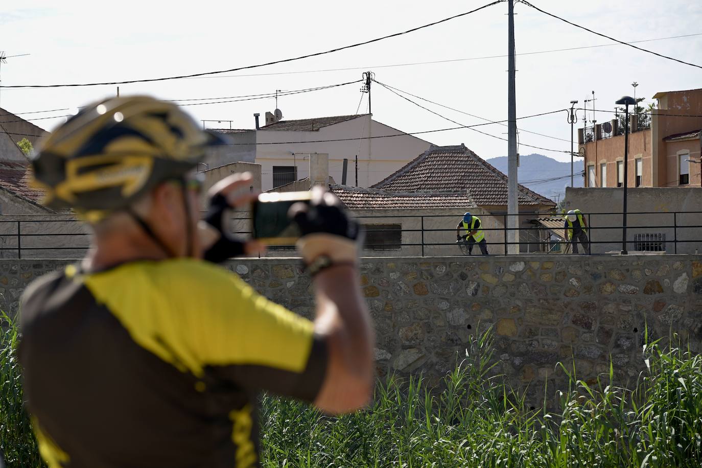 Las imágenes de las obras de construcción del puente de El Raal