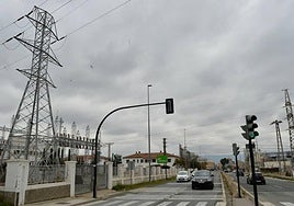 Imagen de archivo de la subestación eléctrica de Iberdrola en Espinardo