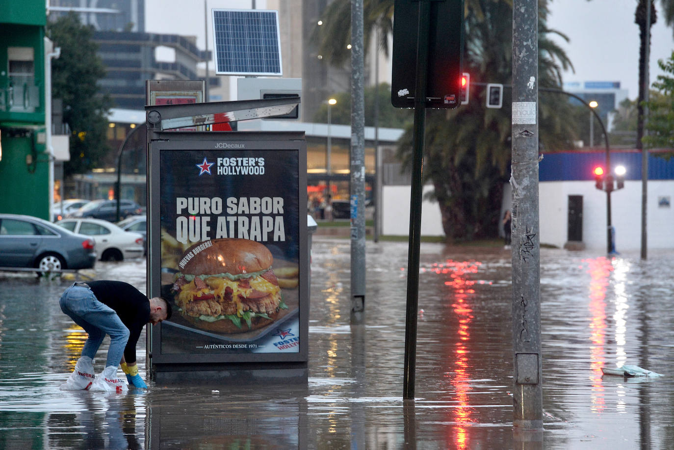 Las imágenes de la tromba de agua en Murcia