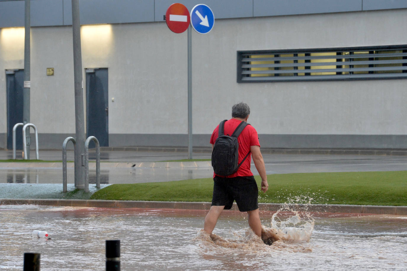 Las imágenes de la tromba de agua en Murcia