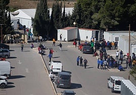 Imagen de archivo del campamento del Naval, en la carretera de Tentegorra.