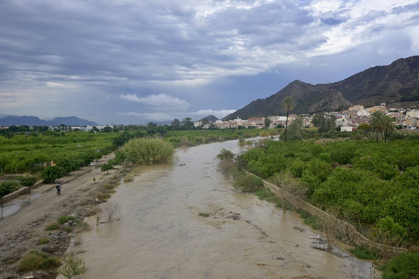 Las inundaciones por la lluvia en Murcia, en imágenes