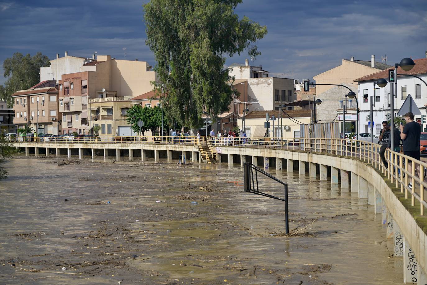 Las inundaciones por la lluvia en Murcia, en imágenes