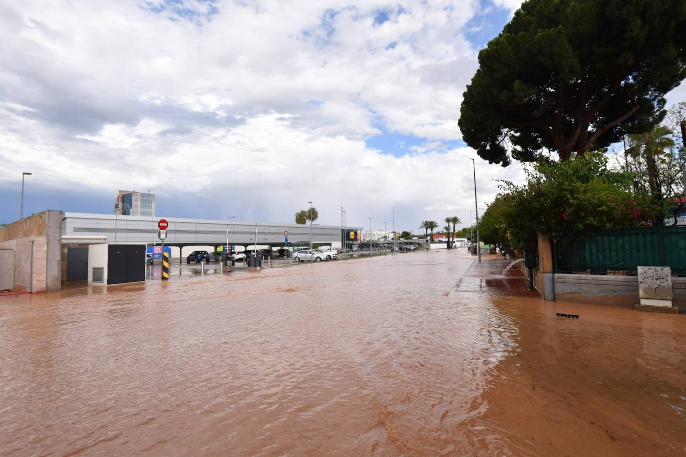 Las inundaciones por la lluvia en Murcia, en imágenes