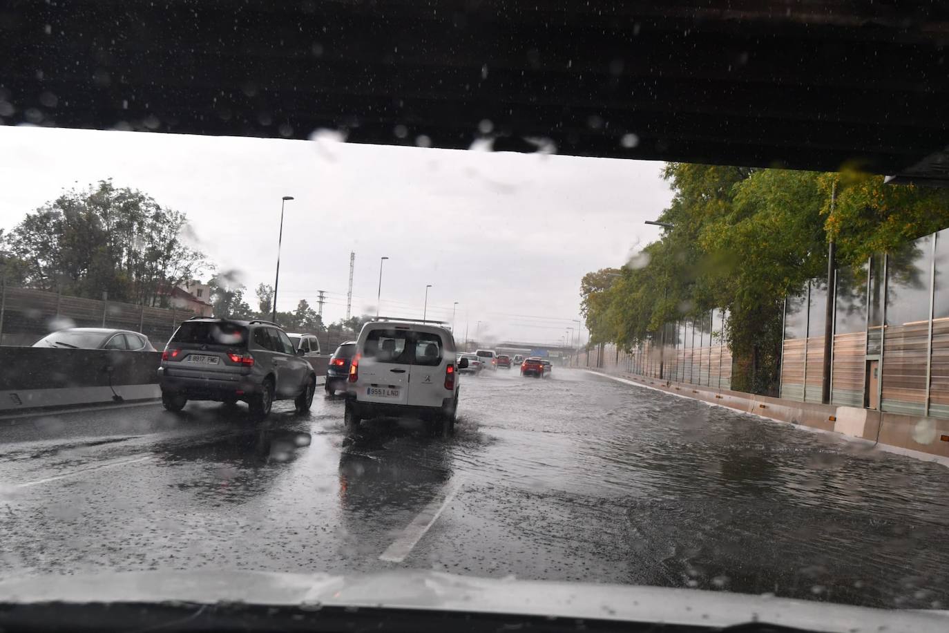 Las inundaciones por la lluvia en Murcia, en imágenes