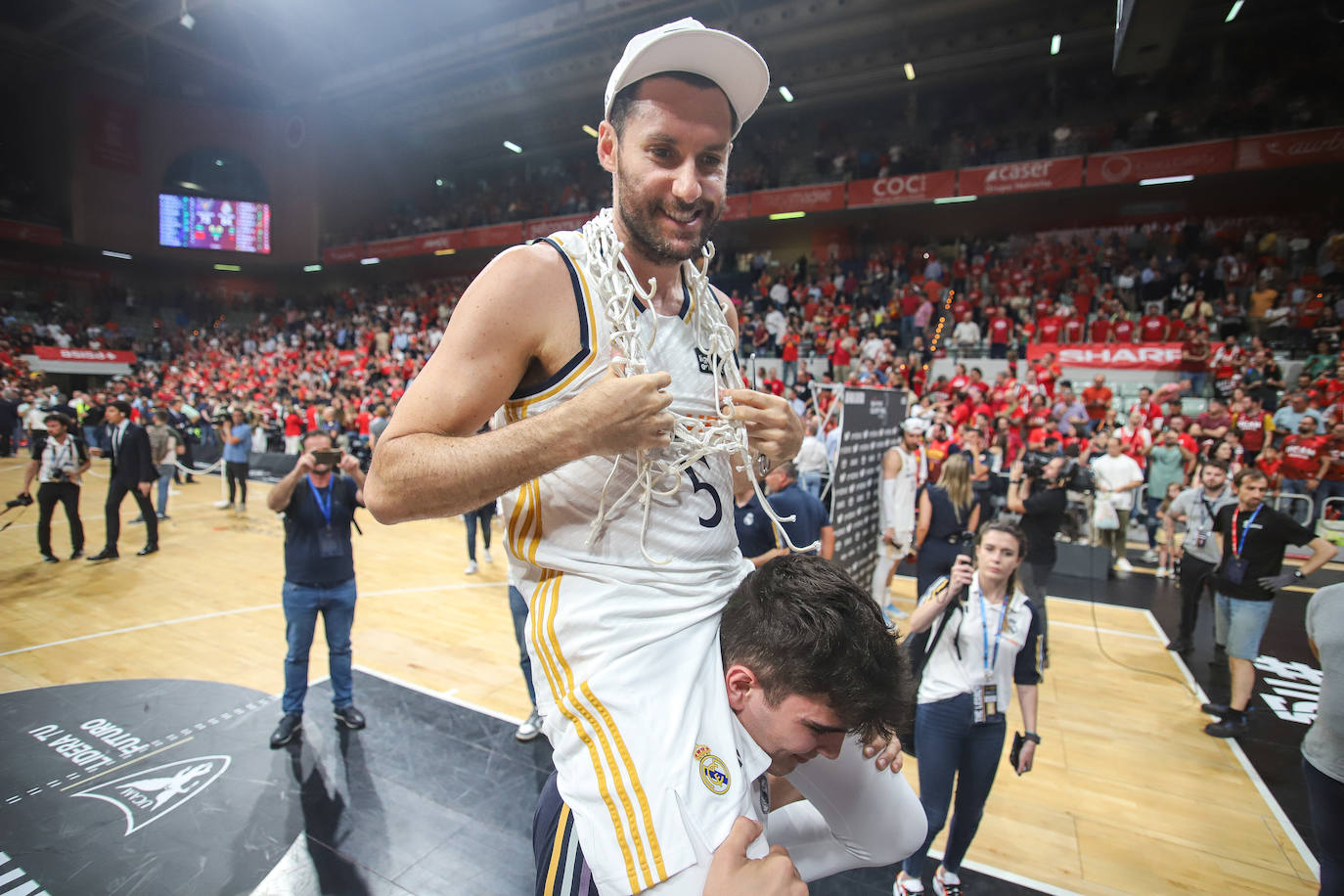 Las imágenes de la celebración del UCAM y el Real Madrid