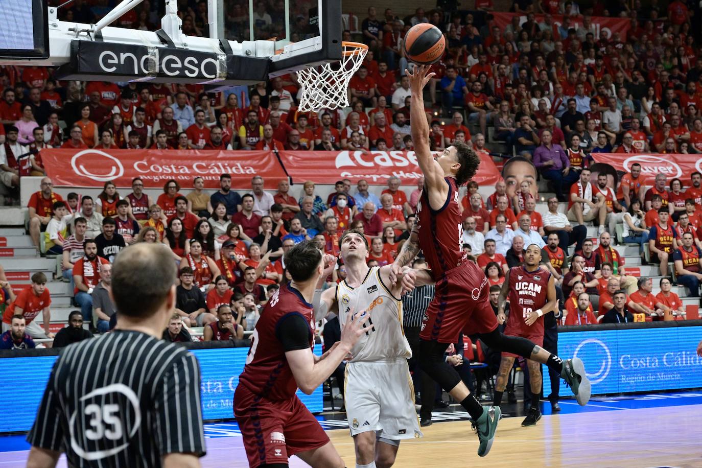 Las imágenes de la celebración del UCAM y el Real Madrid