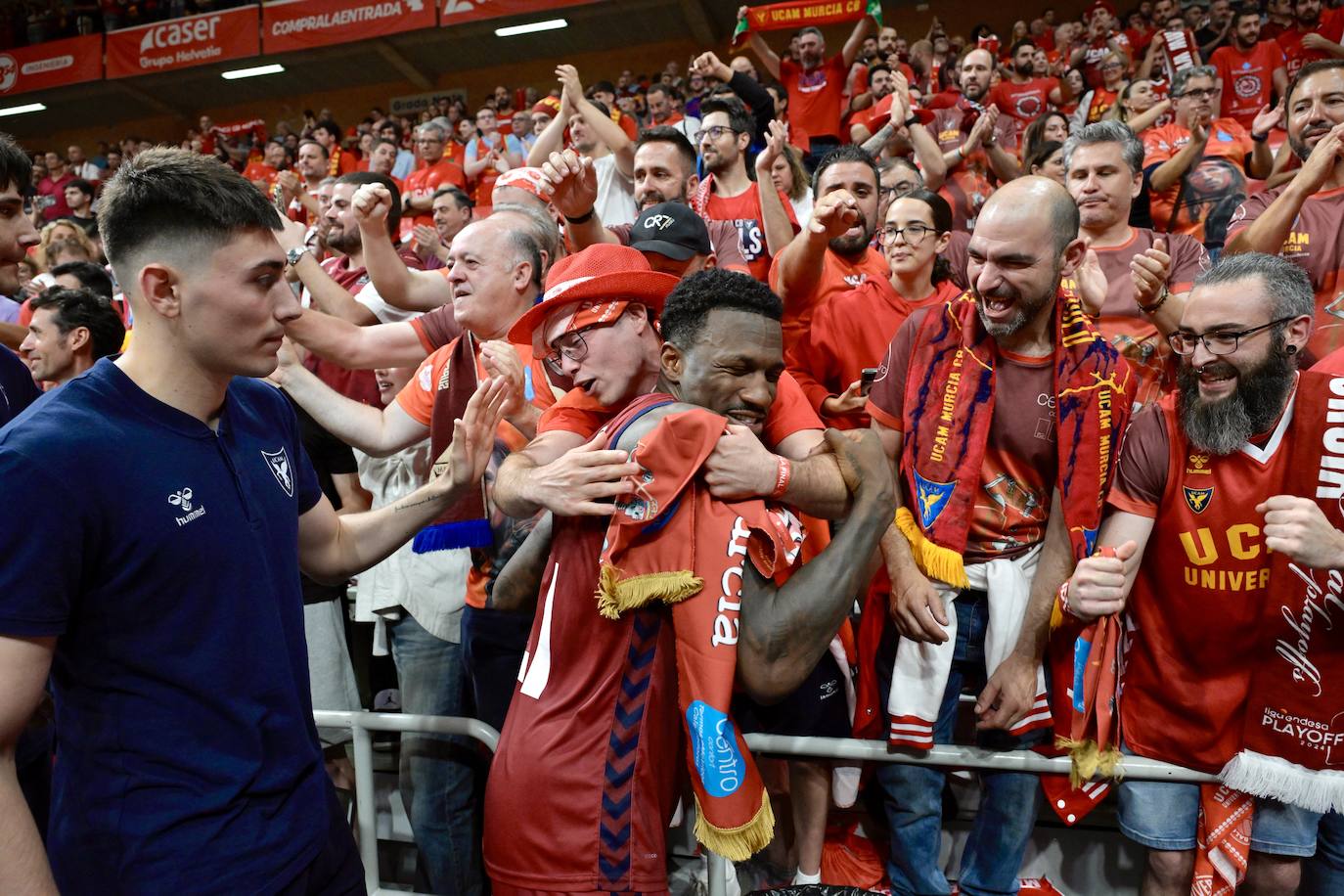 Las imágenes de la celebración del UCAM y el Real Madrid