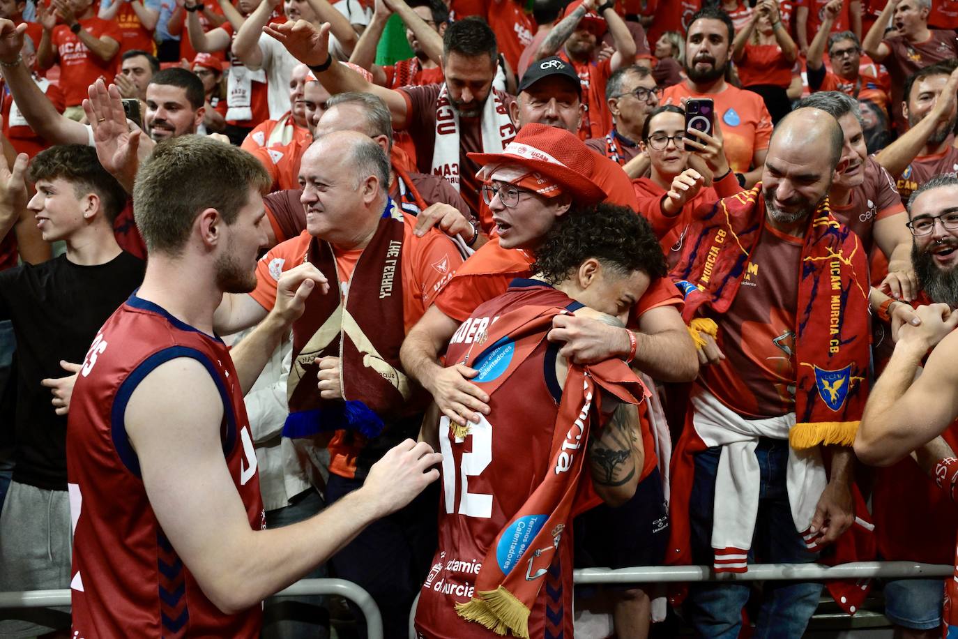 Las imágenes de la celebración del UCAM y el Real Madrid