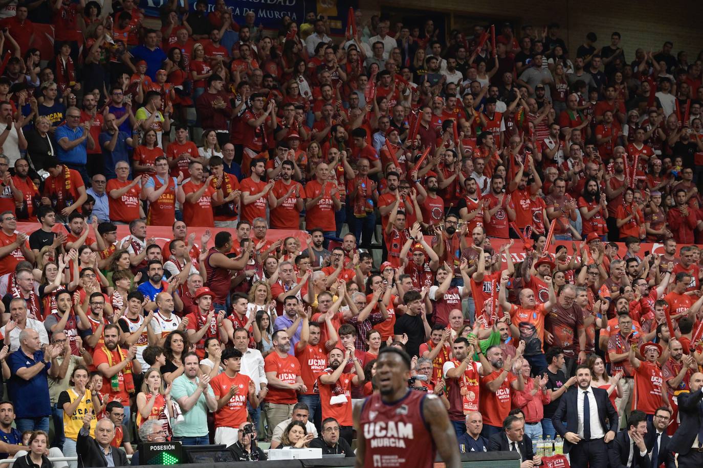 Las imágenes de la celebración del UCAM y el Real Madrid