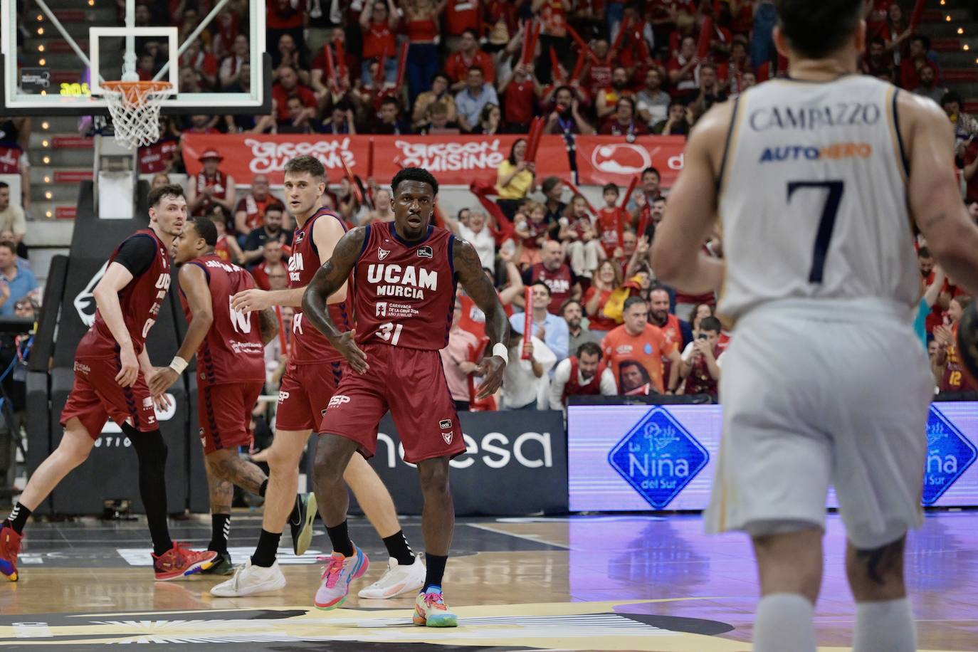 Las imágenes del UCAM-Real Madrid (73-84)