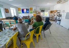 Centro de reducción de daños de Jesús Abandonado que ha tenido que cesar su actividad.