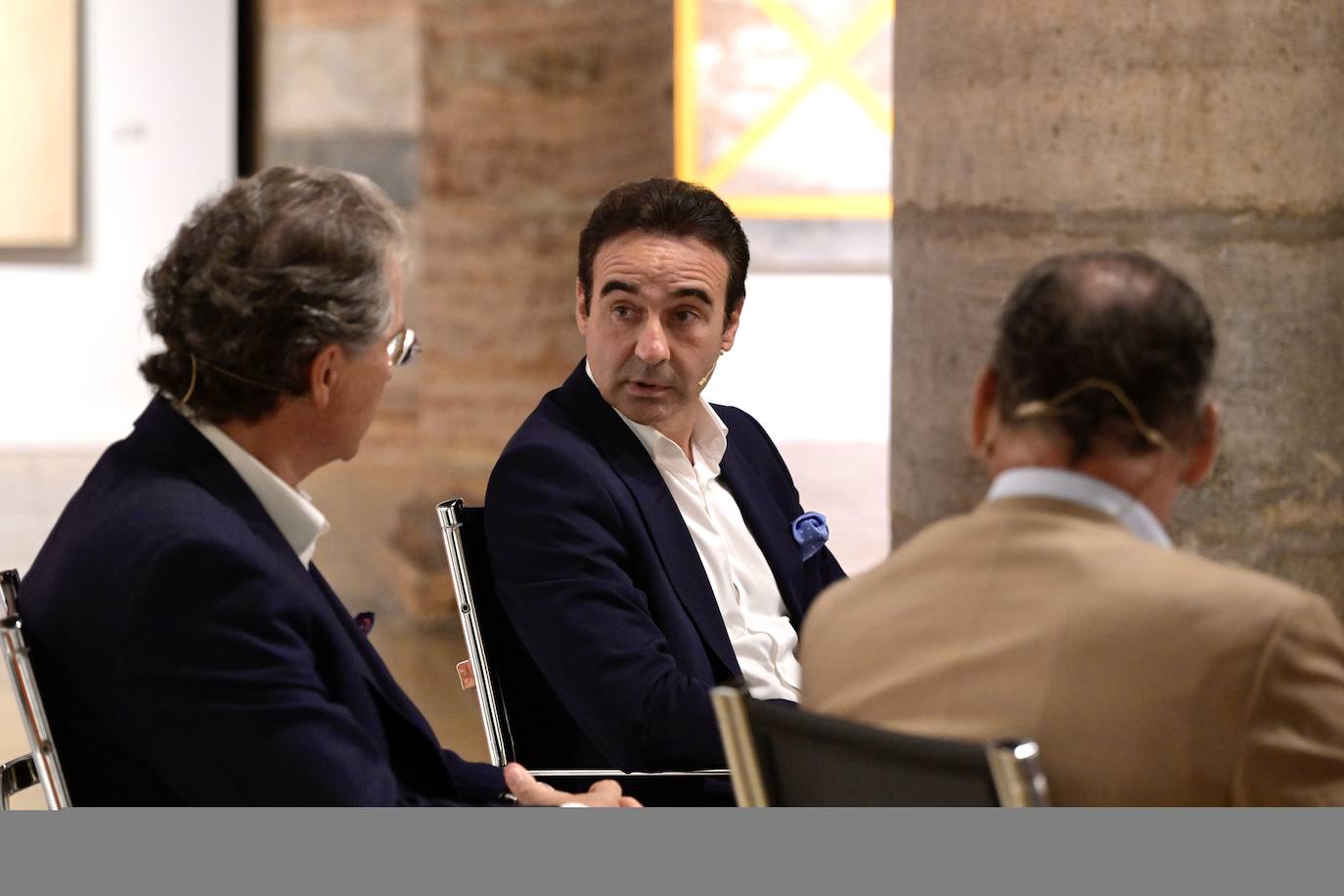 Las imágenes de la charla de Enrique Ponce y Pepín Liria en el Palacio del Almudí de Murcia