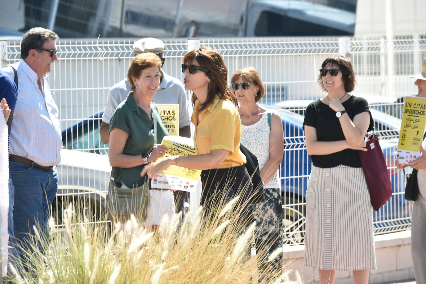 Concentración en favor del derecho de asilo en Murcia