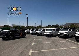 Las furgonetas apropiadas ilegalmente por una empresa de Águilas.