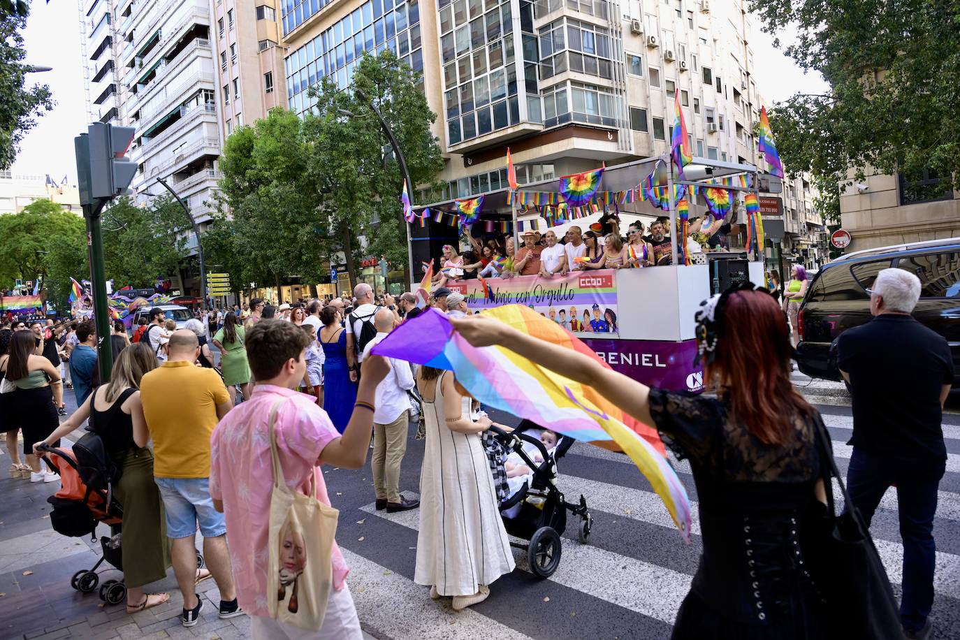 La manifestación por el Orgullo en Murcia, en imágenes