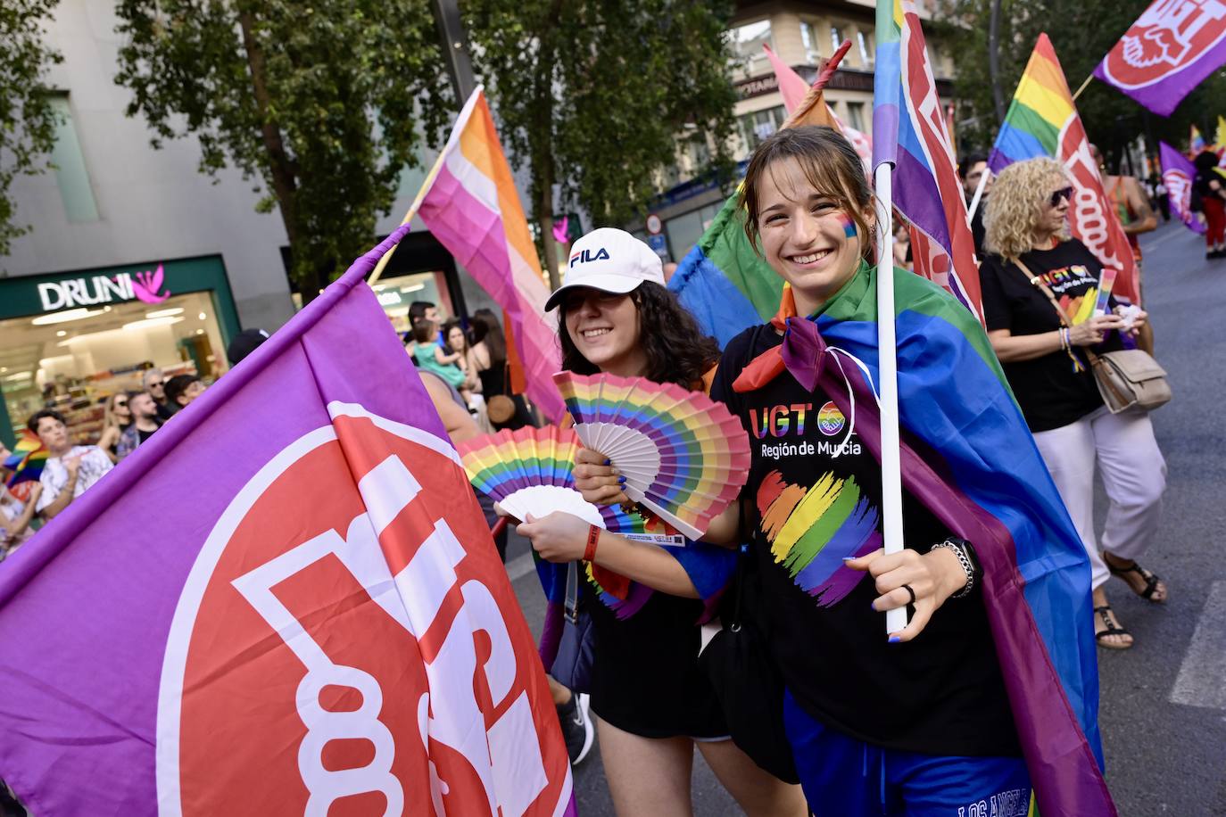 La manifestación por el Orgullo en Murcia, en imágenes