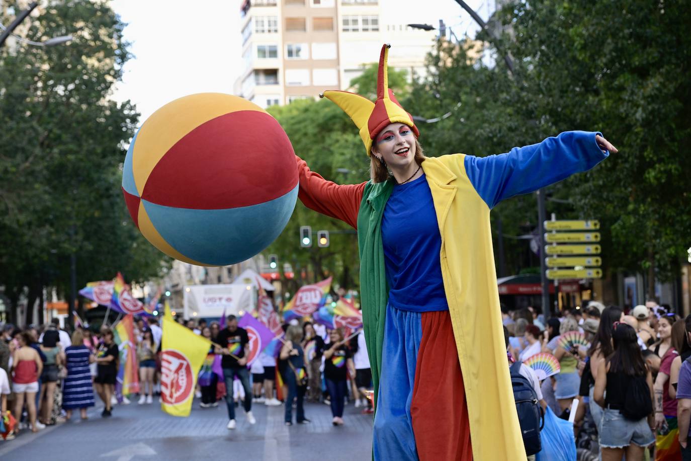 La manifestación por el Orgullo en Murcia, en imágenes