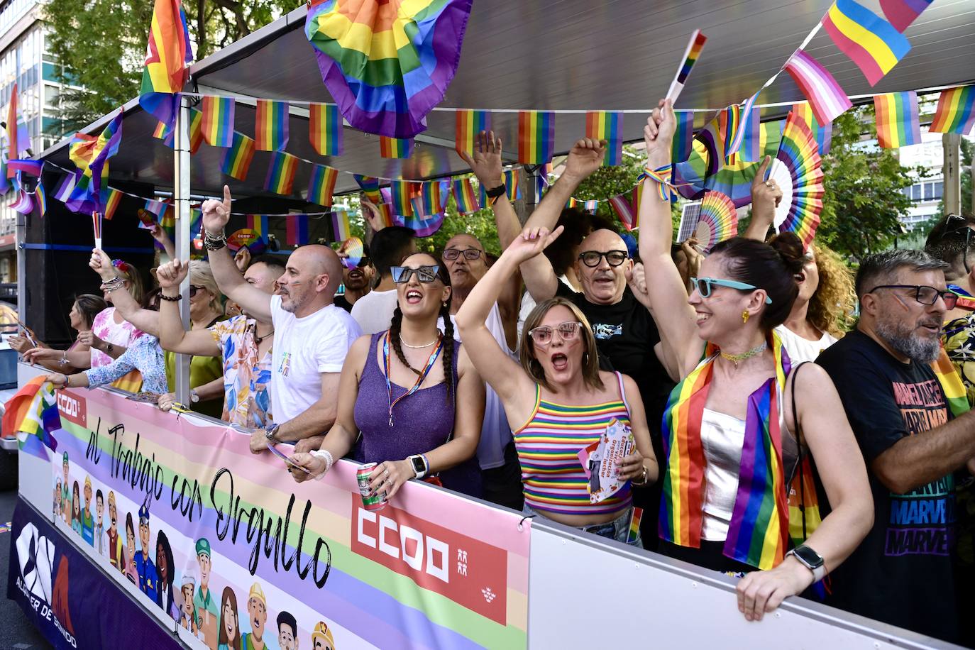La manifestación por el Orgullo en Murcia, en imágenes