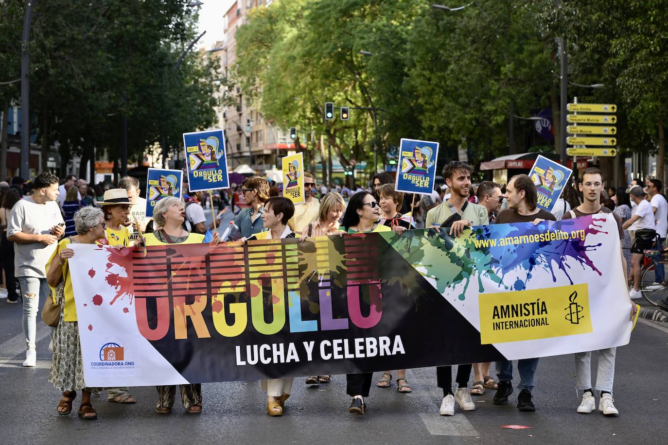 La manifestación por el Orgullo en Murcia, en imágenes