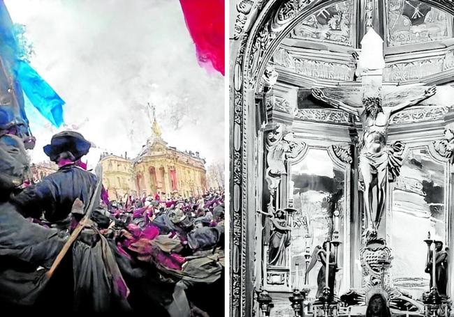 1. El caos climático de 1789 ayudó a desencadenar la Revolución Francesa. 2. Imagen de 1927. Capilla Cristo Socorro, de la catedral de Cartagena.