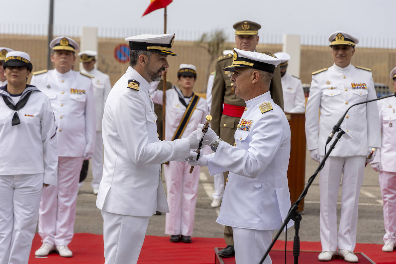 La ceremonia de cesión de &#039;El Camino Español&#039; en Cartagena, en imágenes