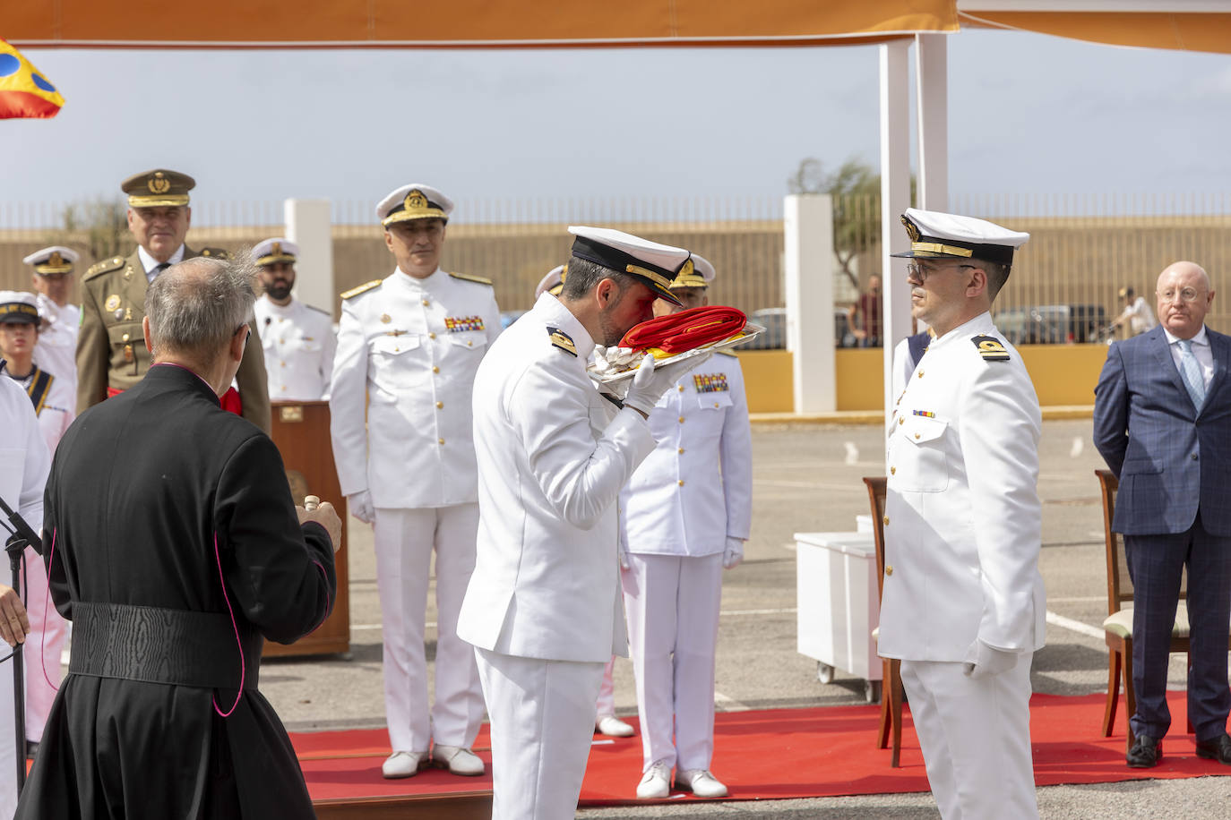 La ceremonia de cesión de &#039;El Camino Español&#039; en Cartagena, en imágenes