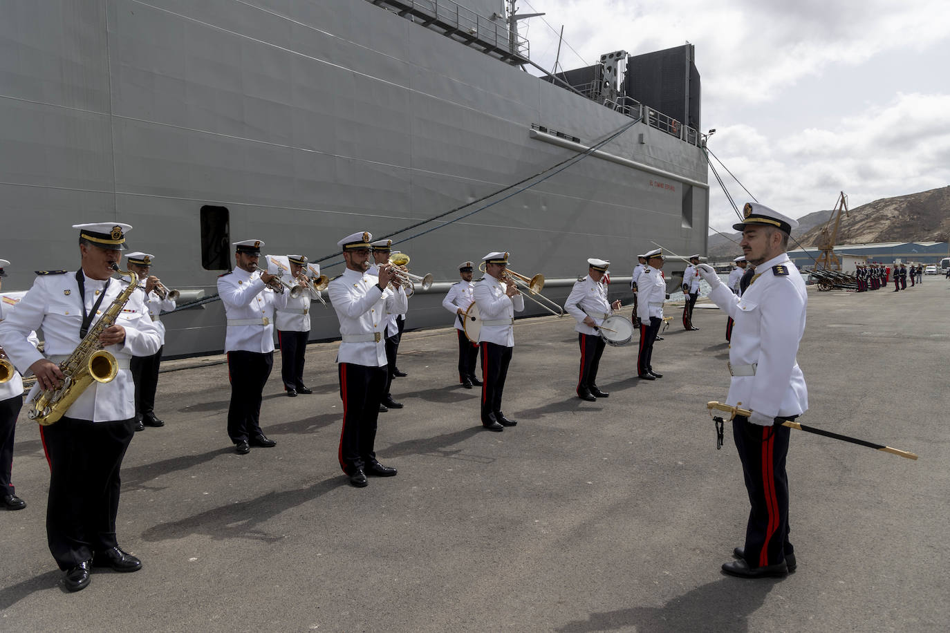 La ceremonia de cesión de &#039;El Camino Español&#039; en Cartagena, en imágenes