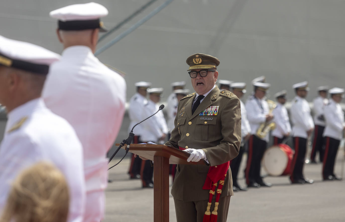 La ceremonia de cesión de &#039;El Camino Español&#039; en Cartagena, en imágenes