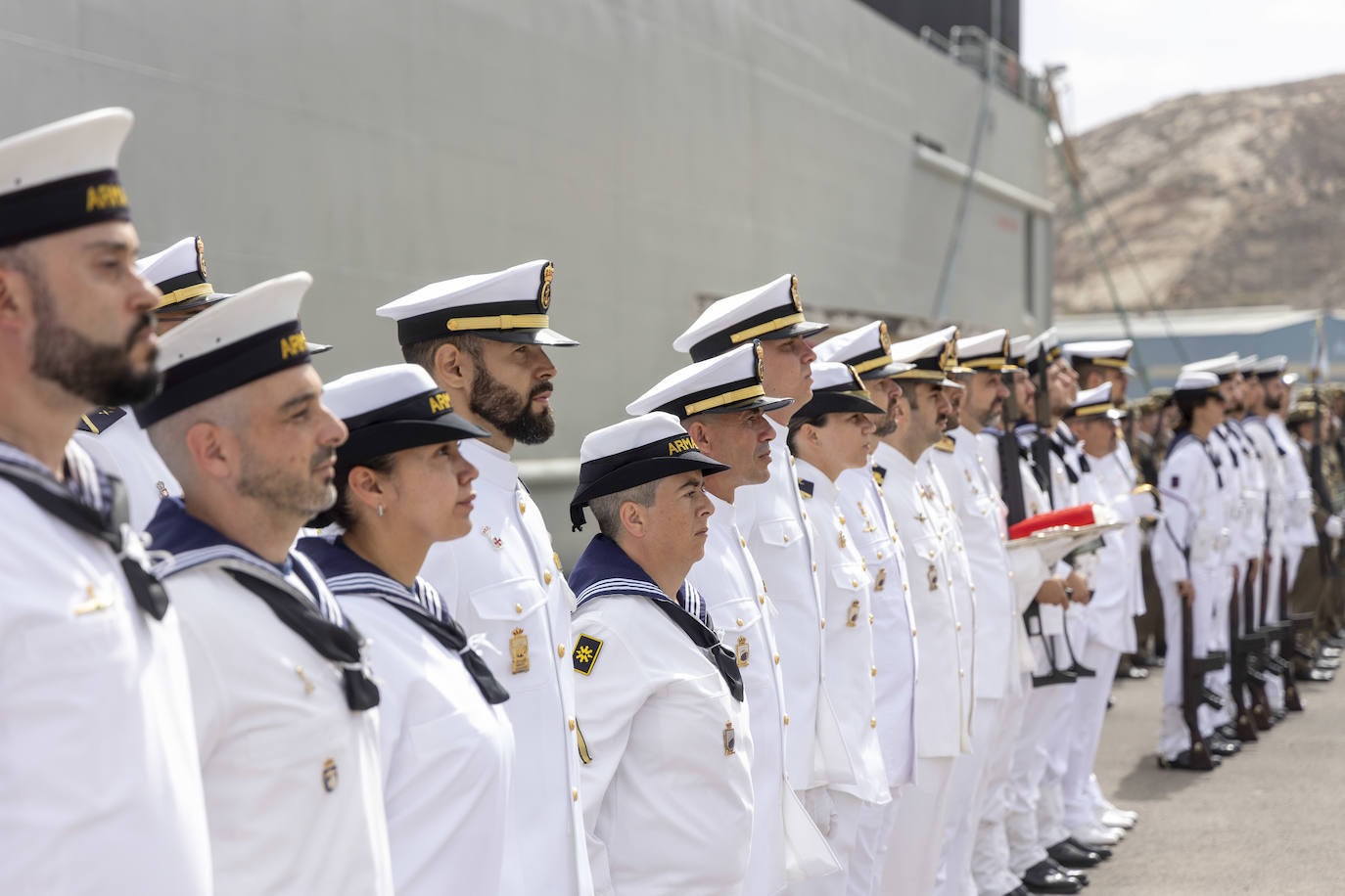 La ceremonia de cesión de &#039;El Camino Español&#039; en Cartagena, en imágenes