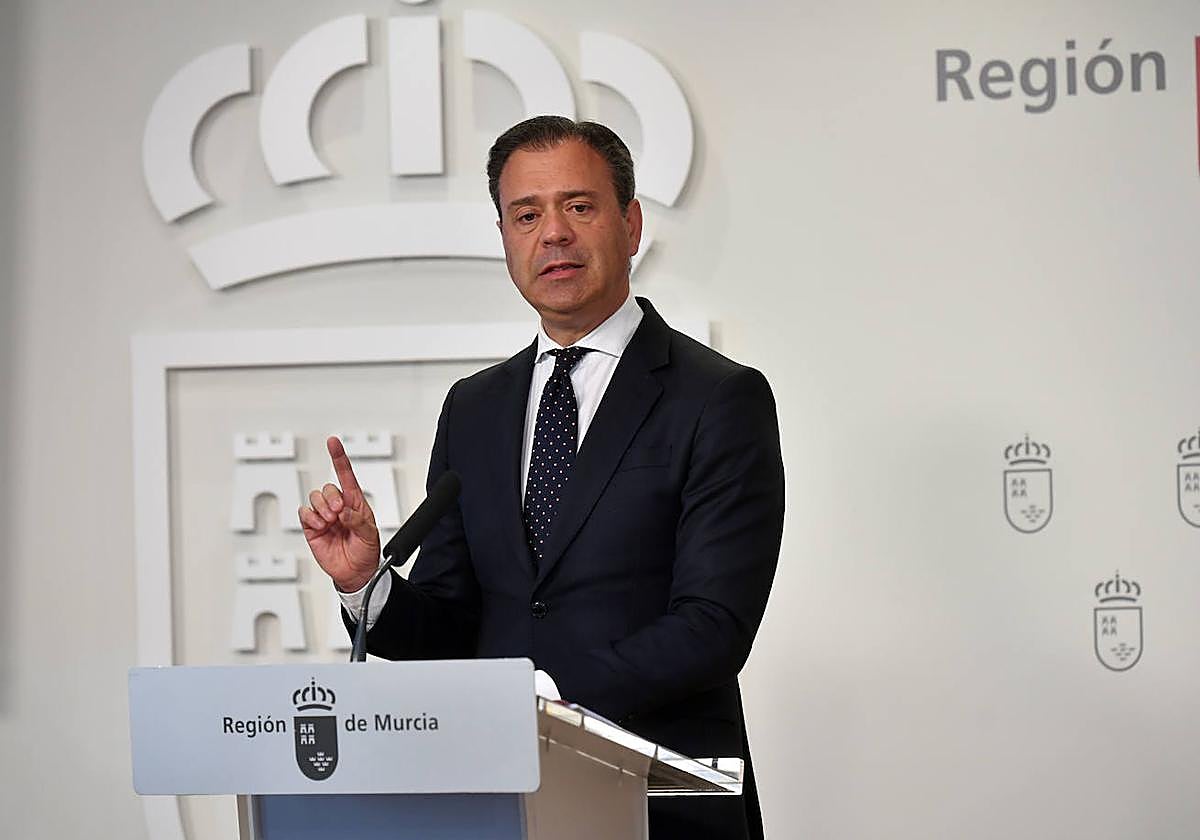 Ortuño, este jueves, en rueda de prensa.