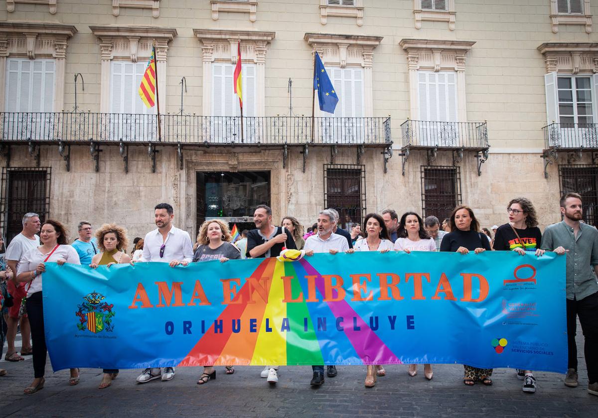 Las imágenes de la marcha del Orgullo LGTBI en Orihuela