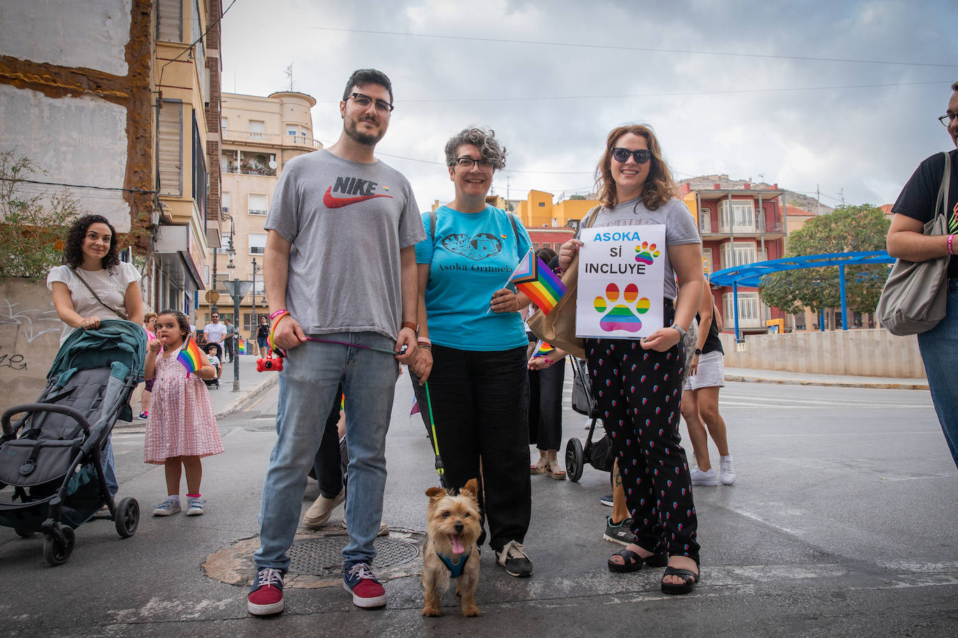 Las imágenes de la marcha del Orgullo LGTBI en Orihuela