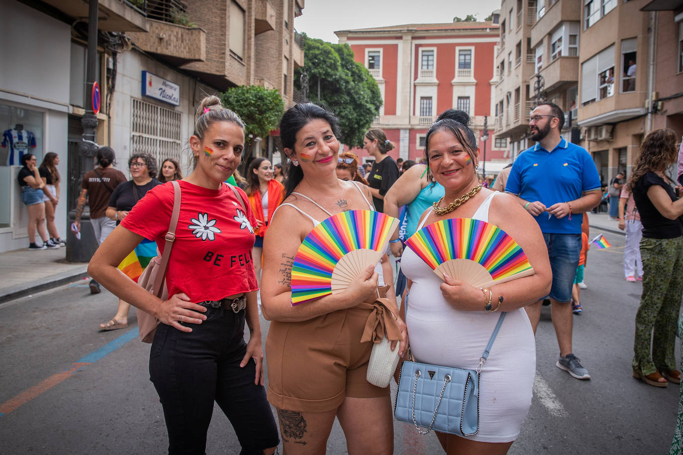 Las imágenes de la marcha del Orgullo LGTBI en Orihuela