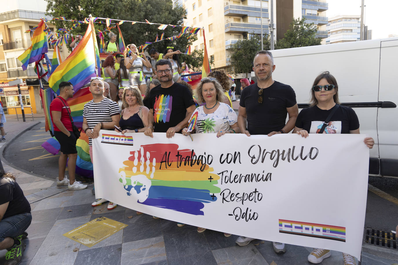 El desfile del Orgullo en Cartagena, en imágenes