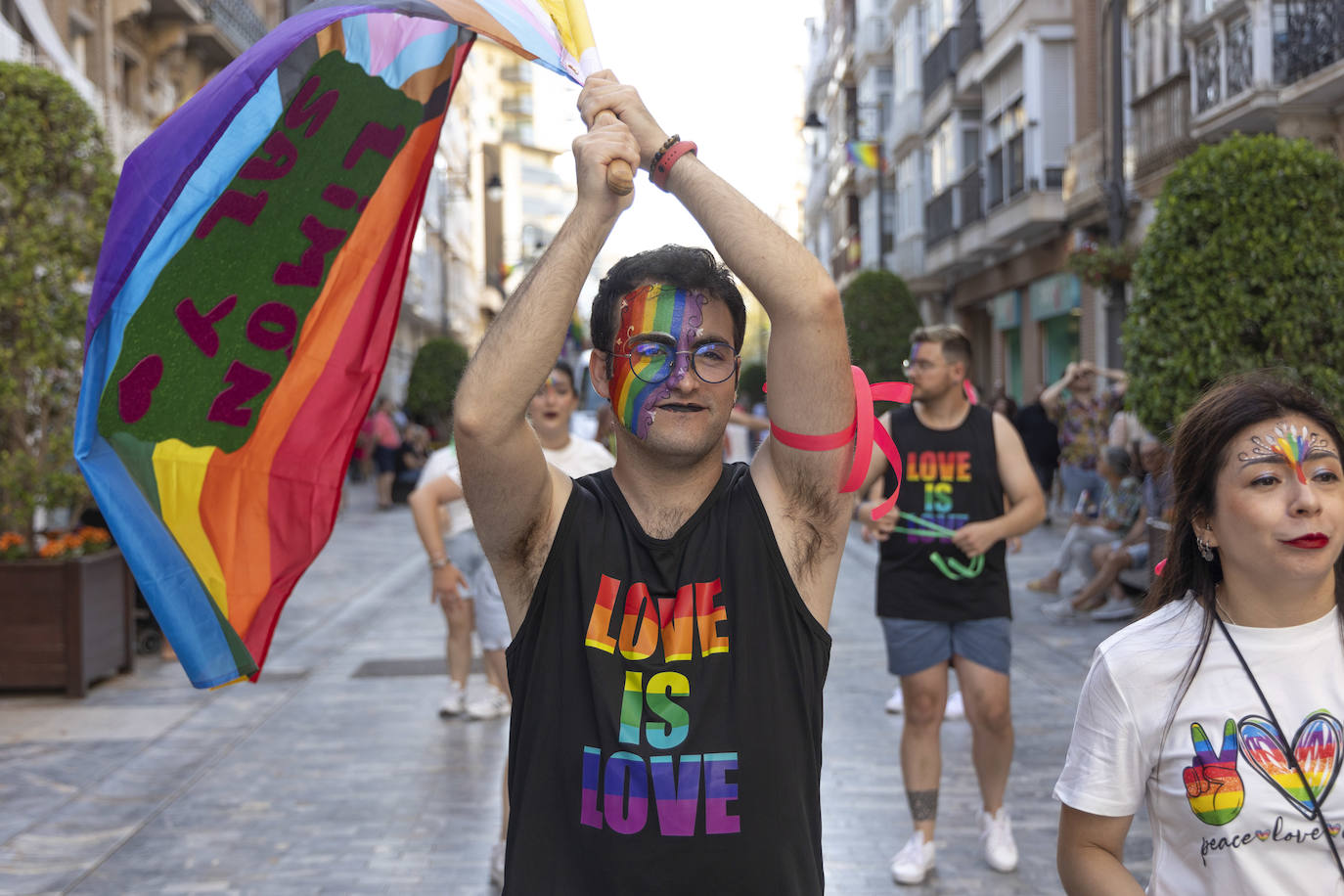 El desfile del Orgullo en Cartagena, en imágenes