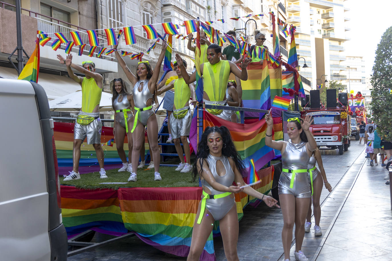 El desfile del Orgullo en Cartagena, en imágenes