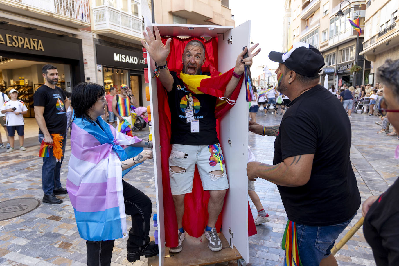 El desfile del Orgullo en Cartagena, en imágenes