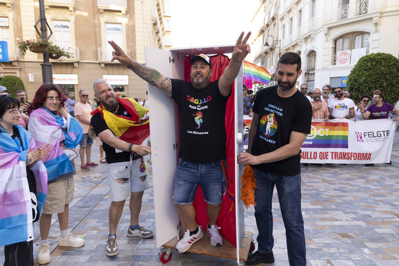 El desfile del Orgullo en Cartagena, en imágenes