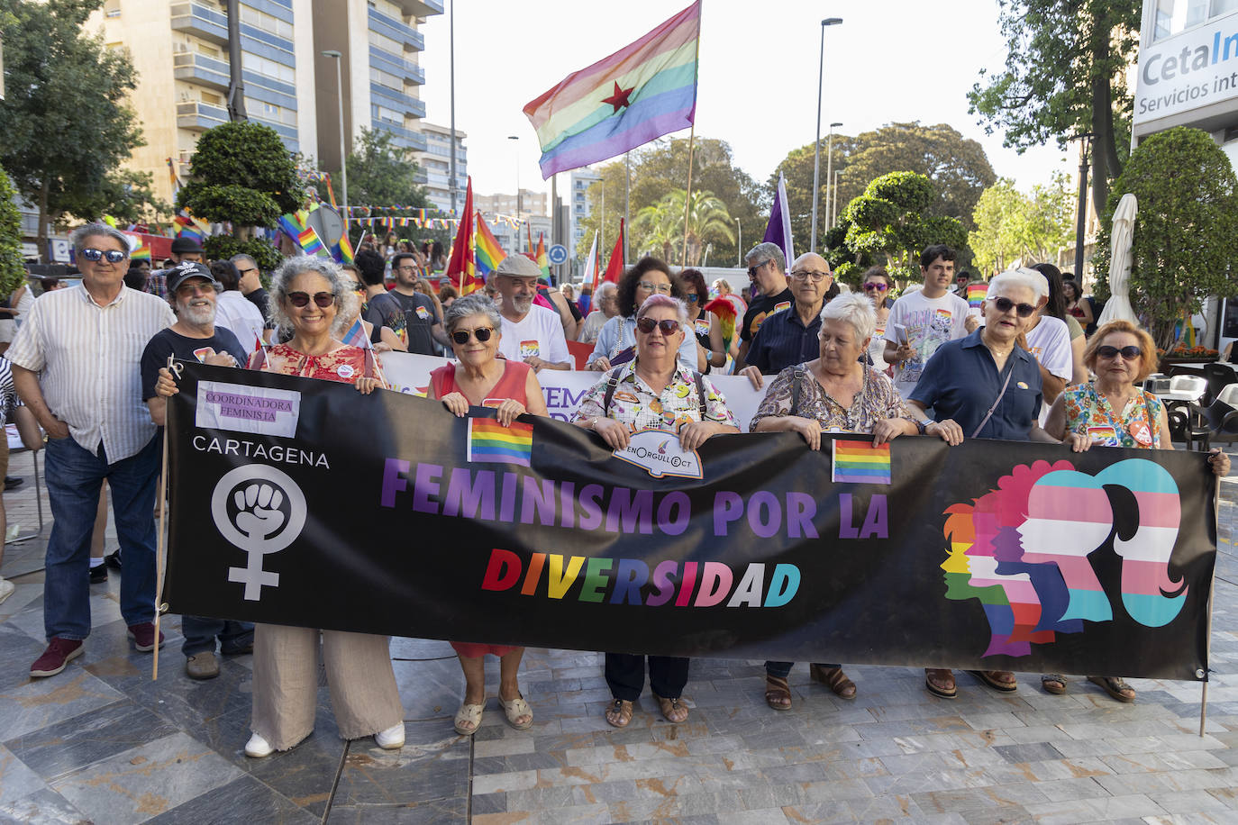 El desfile del Orgullo en Cartagena, en imágenes