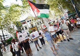 Protesta en Murcia contra la guerra de Israel en Gaza
