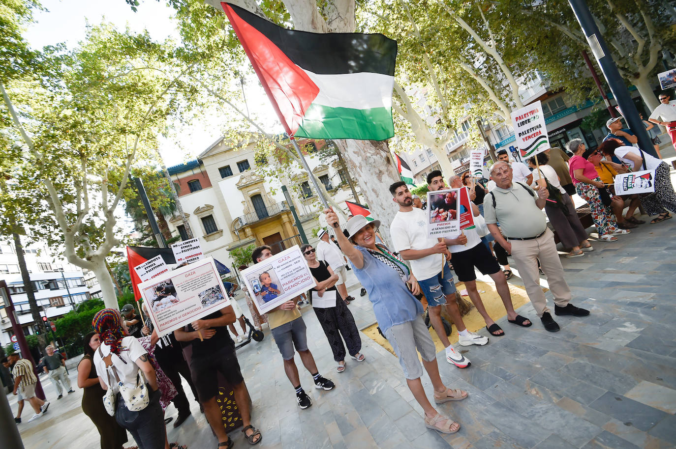 Protesta en Murcia contra la guerra de Israel en Gaza