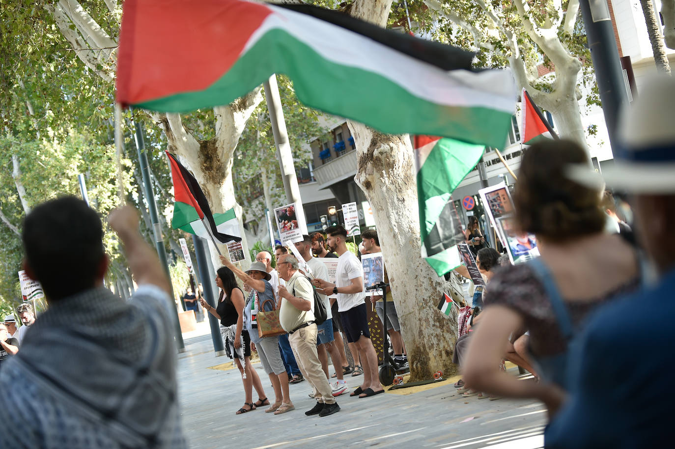 Protesta en Murcia contra la guerra de Israel en Gaza