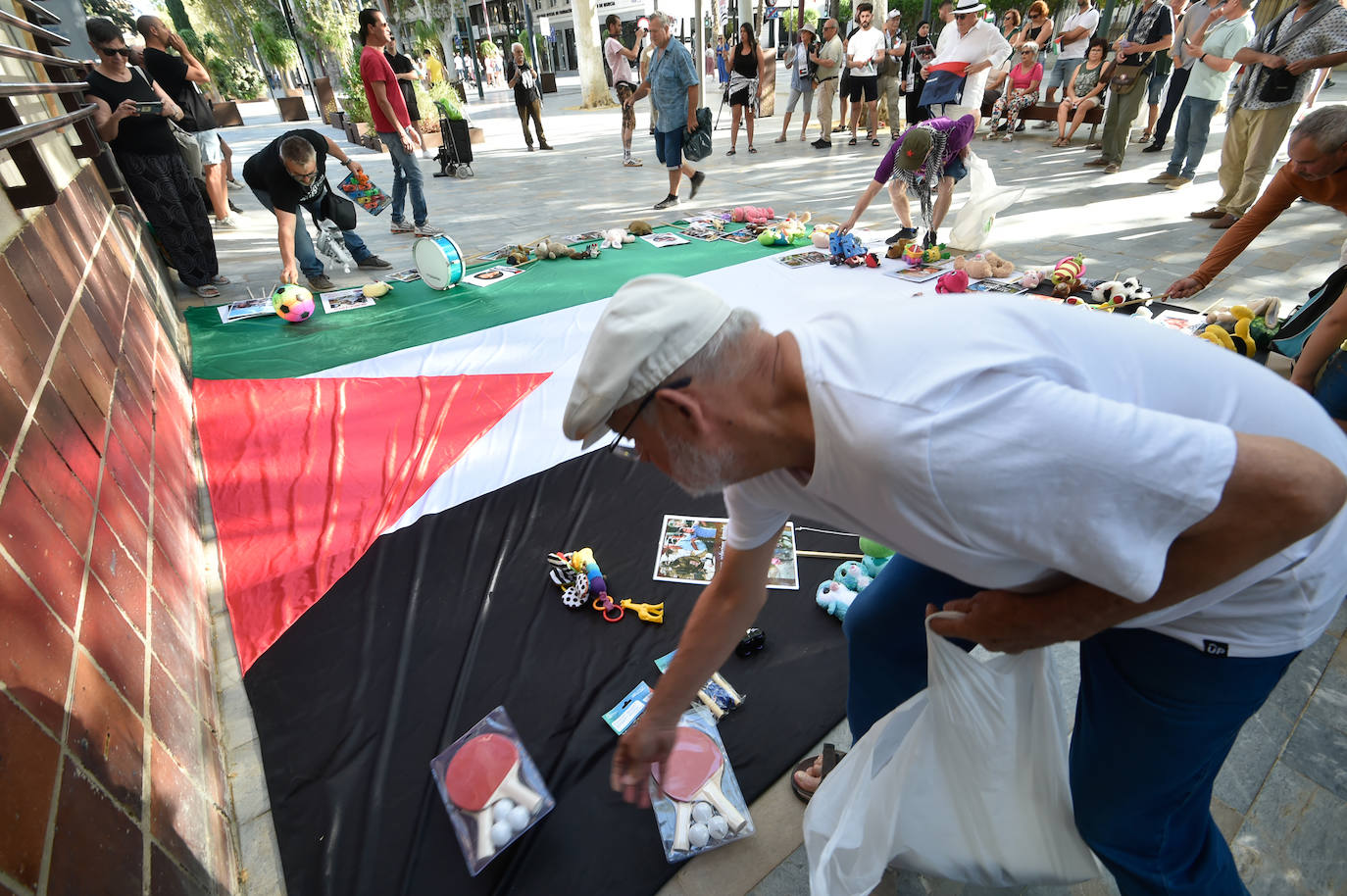 Protesta en Murcia contra la guerra de Israel en Gaza